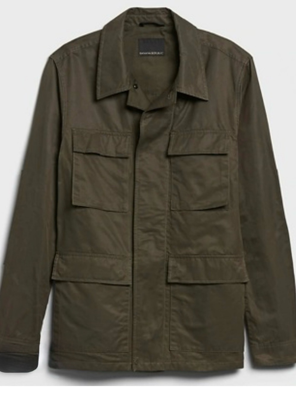 Banana Republic Water-Resistant Waxed Cotton Field Jacket 746130